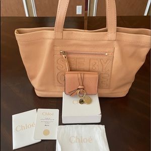 Authentic Chloe Tote with Wallet